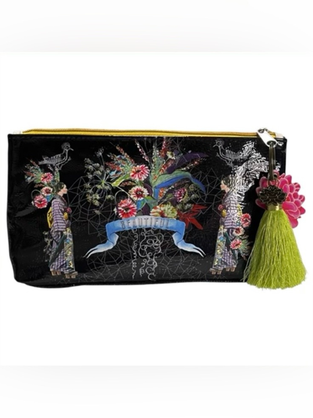 Papaya Art Clutch - Tasseled Bag - “BEAUTIFUL” ✨NWT✨ DISCONTINUED✨